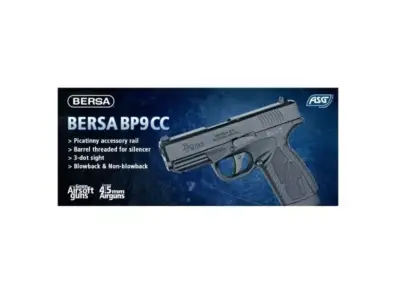 Replika pistolet Bersa BP9CC GBB - obrazek 4