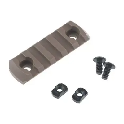 asgbox.pl - Polimerowa szyna M-LOK 5 Slot - Coyote Brown