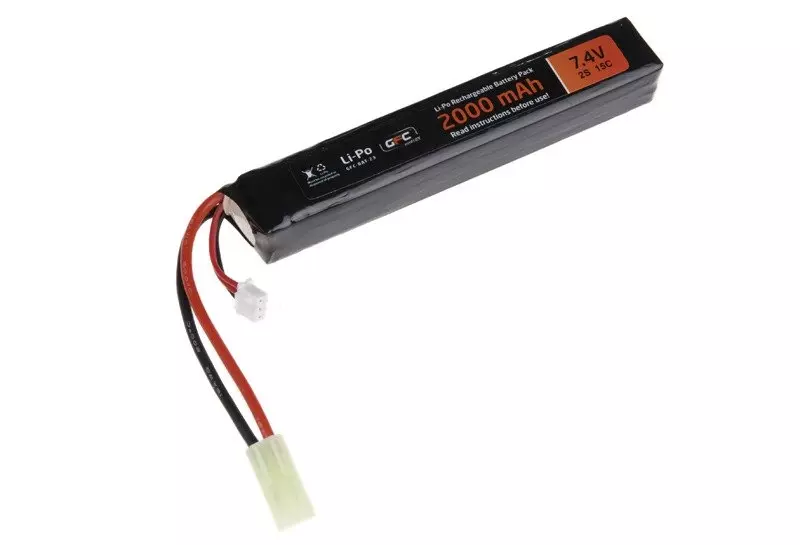 Akumulator LiPo 7,4V 2000mAh 15/30C GFE-06-003348-00 asgbox.pl 4V 2000mAh 15/30C