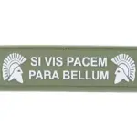 asgbox.pl - Naszywka 3D - SI VIS PACEM PARA BELLUM - zielona