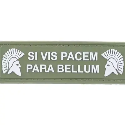 asgbox.pl - Naszywka 3D - SI VIS PACEM PARA BELLUM - zielona