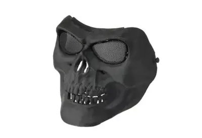 Maska na twarz Skull Style - czarna - obrazek 4