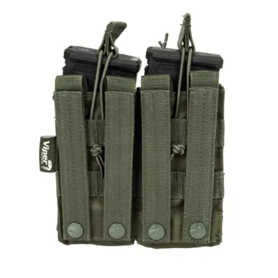 Podwójna ładownica na 4 magazynki typu M4/M16 - oliwkowa VIP-19-030473-00 asgbox.pl