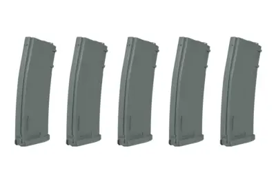 Zestaw 5 magazynków S-Mag Mid-Cap na 125 kulek - Chaos Grey - obrazek 3