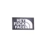 asgbox.pl - Naszywka IR - Hey Fuck Face - czarna