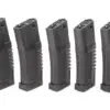 Zestaw 5 magazynków hi-cap PMG 300 kulek do do replik typu M4/M16 - czarny OD-G-AMB-05-014745-00 asgbox.pl