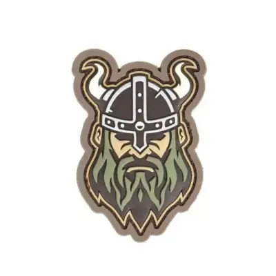 asgbox.pl - Naszywka Viking Head - Multicam