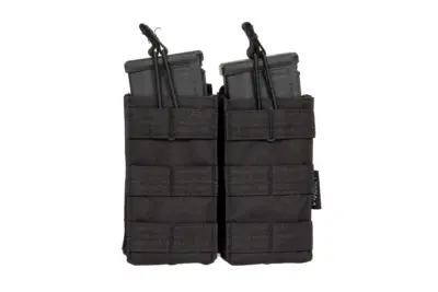 Ładownica Quick Release na 2 magazynki typu M4/M16 - czarna - obrazek 4