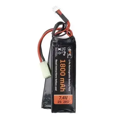 Akumulator LiPo 7,4V 1800mAh 20/40C 2-modułowy GFE-06-004308-00 asgbox.pl 4V 1800mAh 20/40C 2-modułowy