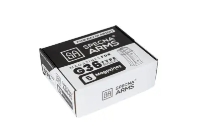 Zestaw 5 magazynków hi-cap na 300 kulek do replik G36 - obrazek 3