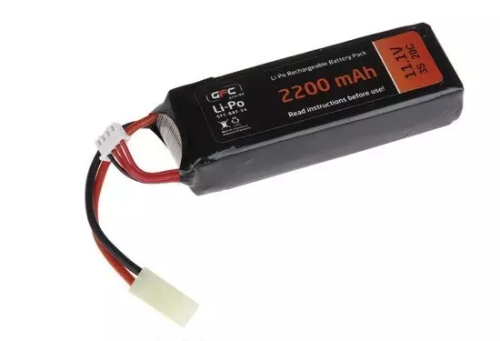 Akumulator LiPo 11,1V 2200mAh 20/40C GFE-06-003359-00 asgbox.pl 1V 2200mAh 20/40C