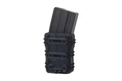 Ładownica SMC na magazynek 5.56 (wersja z dodatkowym wypełnieniem) (na pas 50mm) - czarna - obrazek 4