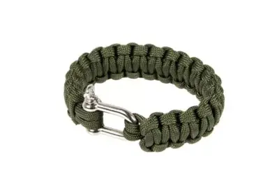 Bransoletka survivalowa (U) - olive drab - obrazek 3