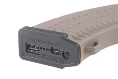 Powerbank case w kształcie magazynka AK - tan - obrazek 2