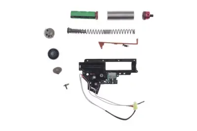 Kompletny, wzmocniony gearbox v.2 Mod2 ze stykiem elektronicznym (okablowanie na tył)  - obrazek 5