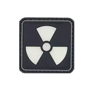 asgbox.pl - Naszywka 3D - H3 Radioactive - świecąca w ciemności