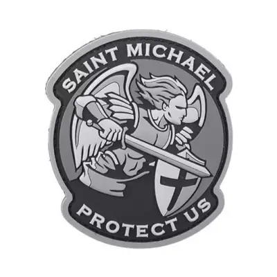 asgbox.pl - Naszywka Saint Michael Modern PVC - Urban