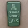 Naszywka 3D - Beer drinking infidel - Olive OD-G-GFT-30-004701-00 asgbox.pl