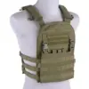 Kamizelka typu plate carrier z odpinanym panelem - oliwkowa OD-G-GFT-18-018422-00 asgbox.pl