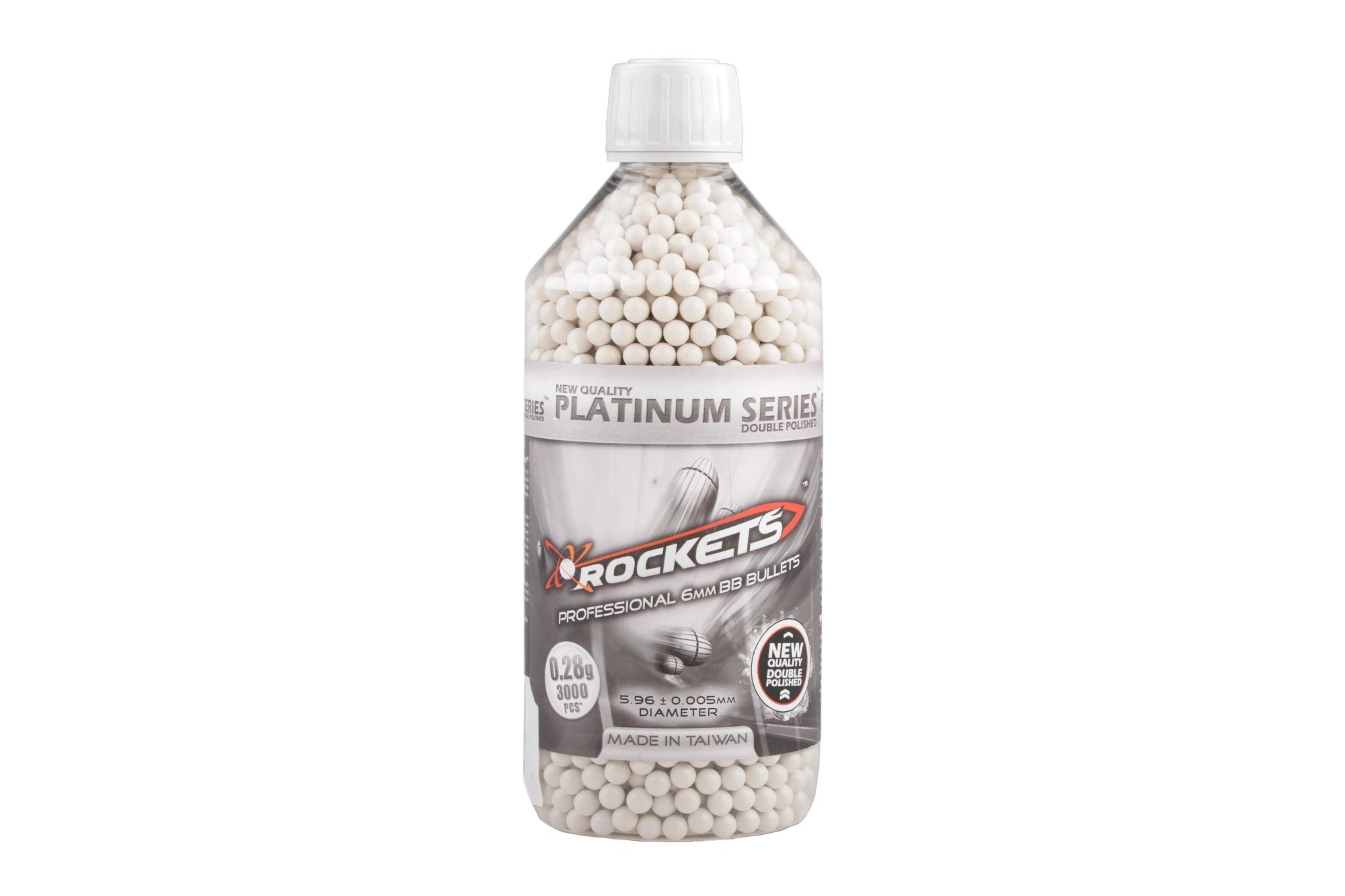 Kulki Rockets Platinum Series 0,28g 3000 szt. - butelka PLA-16-004954-00 asgbox.pl asgbox.pl - Kulki Rockets Platinum Series 0