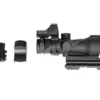 Replika lunety ACOG Style 4x32 z kolimatorem Mini Red Dot - czarna OD-G-JJA-10-030705-00 asgbox.pl
