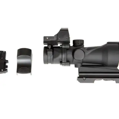 Replika lunety ACOG Style 4x32 z kolimatorem Mini Red Dot - czarna JJA-10-030705-00 asgbox.pl Replika lunety ACOG Style 4x32 z kolimatorem Mini Red Dot - czarna JJA-10-030705-00 asgbox.pl