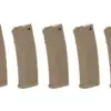 Zestaw 5 magazynków S-Mag Mid-Cap na 125 kulek - tan OD-G-SPE-05-025720-00 asgbox.pl