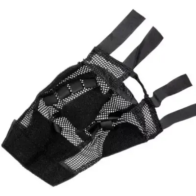 Alternative view of Pokrowiec siatkowy na hełm typu fast (M) - czarny