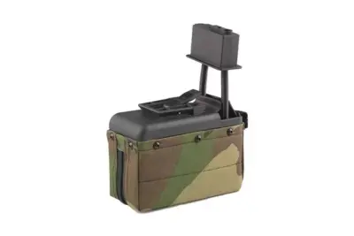 asgbox.pl - Magazynek pudełkowy 1500 kulek do repliki typu M249 - woodland