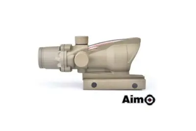 Replika lunety ACOG 4X32C (z podświetleniem światłowodowym) - tan - obrazek 5