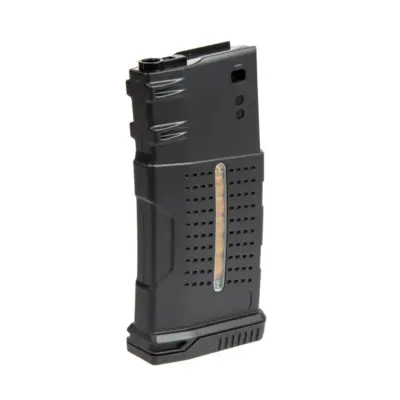 Alternative view of Magazynek mid-cap 120 kulek do replik SR25 - czarny