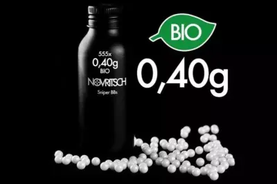Kulki BIO Sniper BBs 0.40g - butelka 555 szt. - obrazek 2