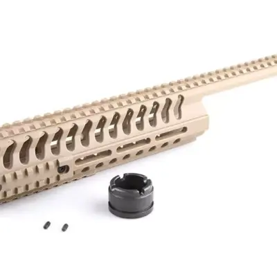 Alternative view of Front RIS 9" do replik typu M4/M16 - tan