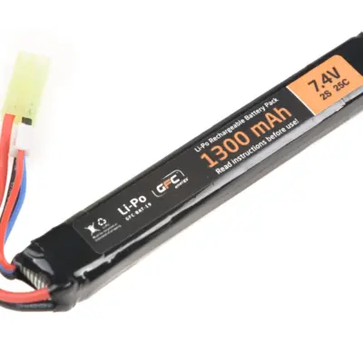 Akumulator Li-Po 1300mAh 7.4V 25C - stick GFE-06-015154-00 asgbox.pl Akumulator Li-Po 1300mAh 7.4V 25C - stick GFE-06-015154-00 asgbox.pl