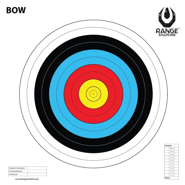 asgbox.pl - Tarcze Łucznicze BOW - 50 szt.