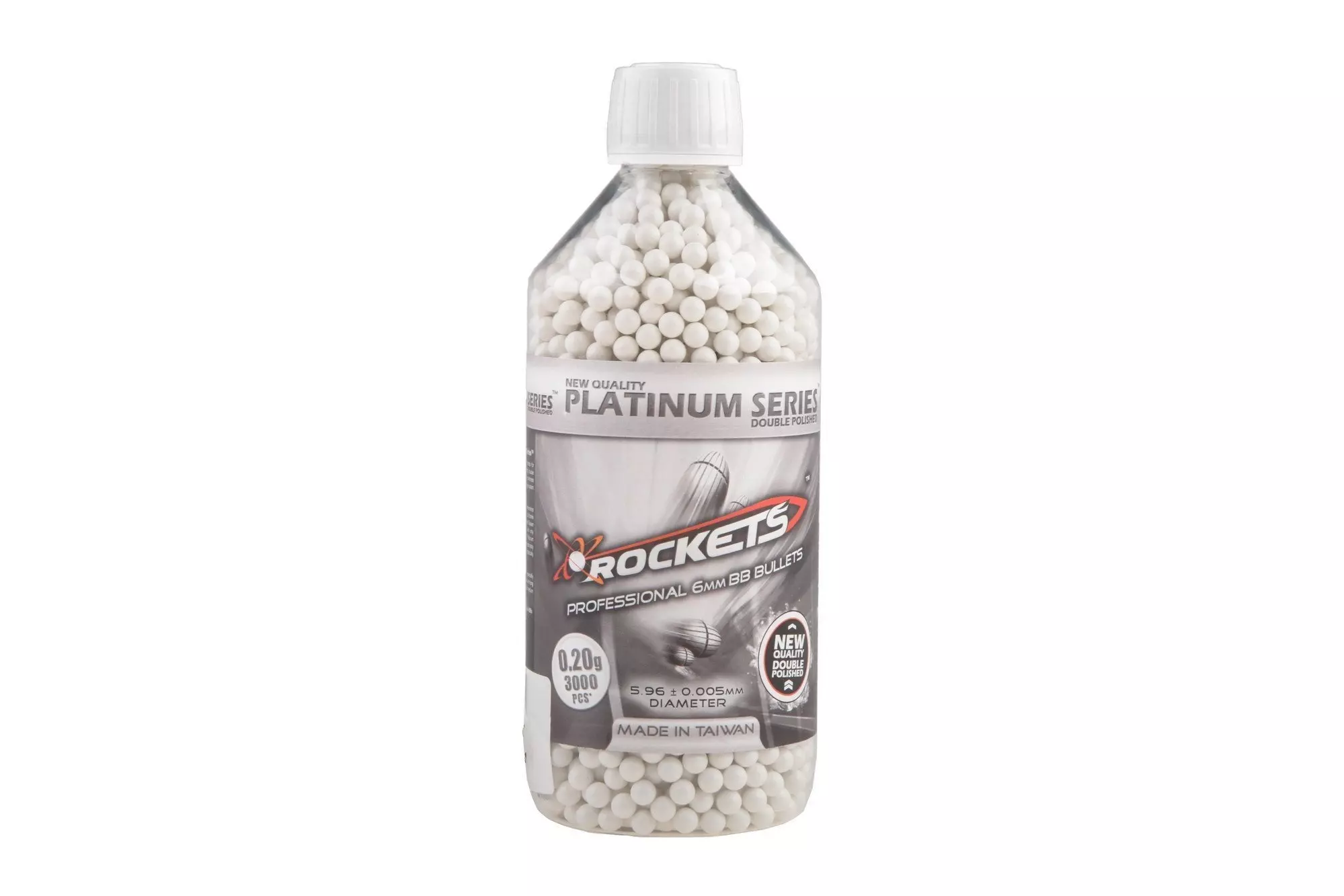 Kulki Rockets Platinum Series 0,20g 3000 szt. - butelka PLA-16-005913-00 asgbox.pl asgbox.pl - Kulki Rockets Platinum Series 0