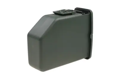 Magazynek pudełkowy 2400 kulek do repliki typu M249 - oliwkowy - obrazek 3