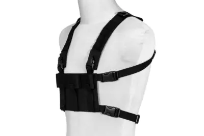 Kamizelka taktyczna Chest Rig Ultra Light - czarna - obrazek 4