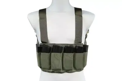 Niskoprofilowa kamizelka Speed Chest Rig - Sage Green - obrazek 4