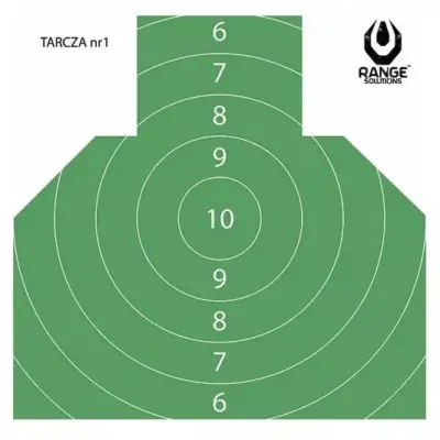 asgbox.pl - Tarcze strzeleckie "Tarcza nr 1" - 50 szt.