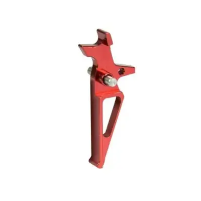 Język spustowy CNC do replik M4/M16 - czerwony BGD-09-027958-00 asgbox.pl