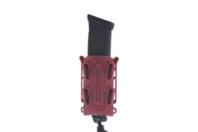 Ładownica softshell na magazynki pistoletowe - czerwona - obrazek 3