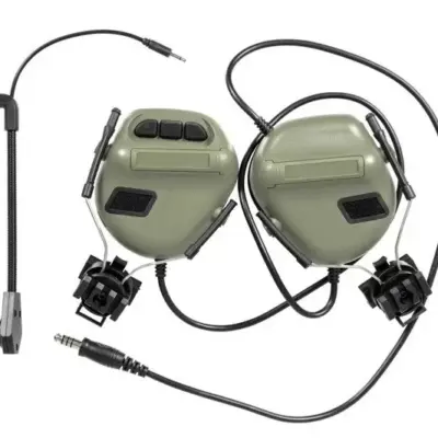 Zestaw słuchawkowy ERM na hełm - oliwkowy DRA-31-026636-00 asgbox.pl