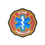 asgbox.pl - Naszywka Fire Rescue PVC - Full Color