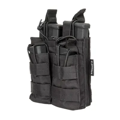 Podwójna ładownica na 4 magazynki typu M4/M16 - czarna VIP-19-030471-00 asgbox.pl