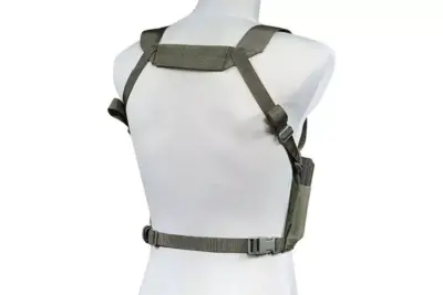 Niskoprofilowa kamizelka Speed Chest Rig - Sage Green - obrazek 5