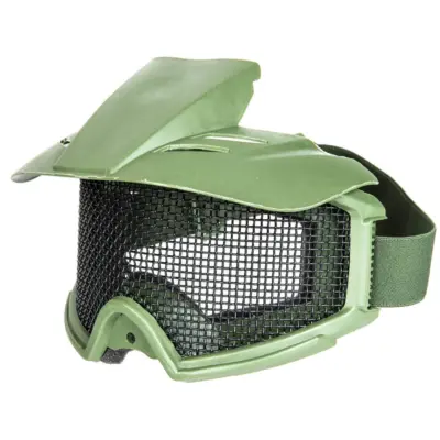 Gogle taktyczne z siatką i daszkiem - olv UTT-28-004295-00 asgbox.pl