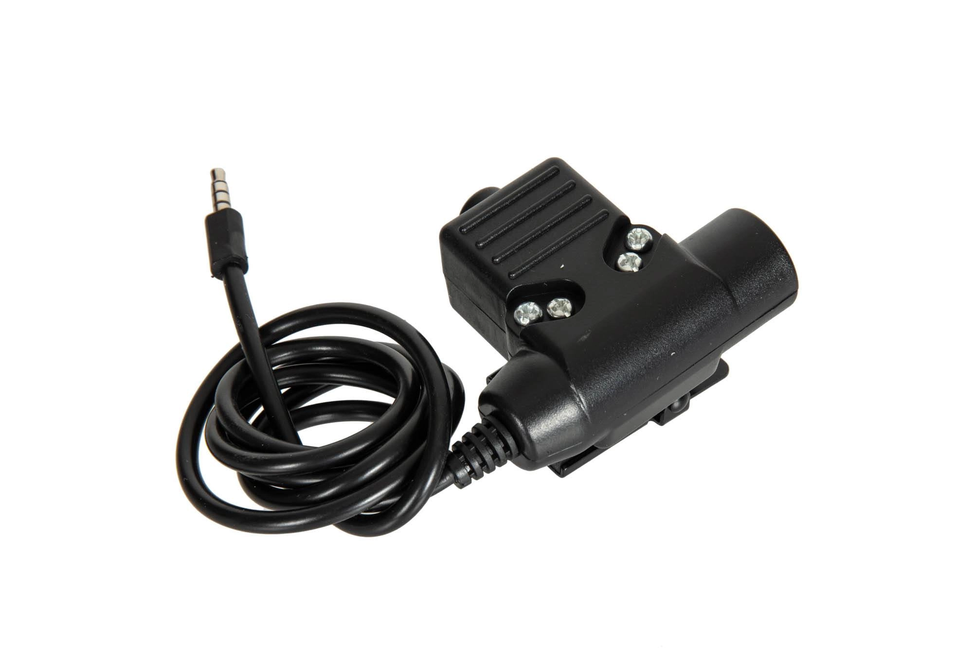 Przycisk PTT zU94 Military - 3,5mm mini jack OD-G-ZTC-31-011759-00 asgbox.pl 5mm mini jack