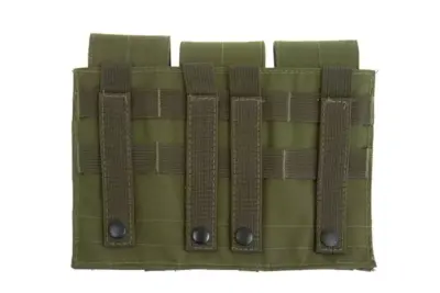 Potrójna ładownica na magazynki typu M4/M16 - oliwkowa - obrazek 5