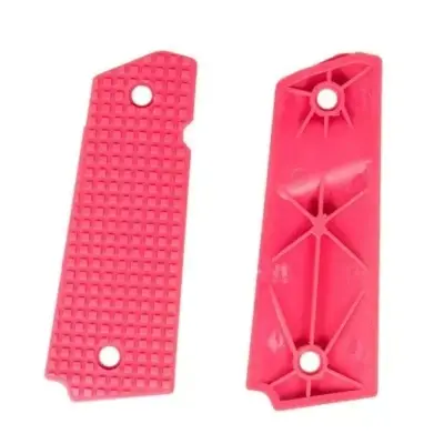 Alternative view of Polimerowe okładziny chwytu do pistoletów typu Colt 1911 - różowe